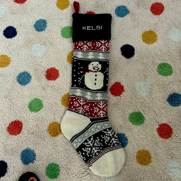 Pottery Barn knit stocking embroidered with “Kelsi” - Picture 1 of 3